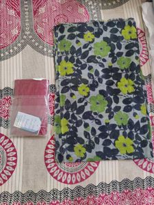 Beautiful Flora Stole + ladies wallet