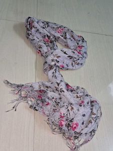 Floral Print Dupatta 🆕🩶💓