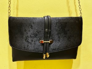 LAVIE COMBO OF 2 Clutches Black &amp; Grey
