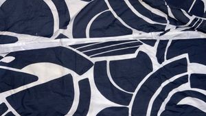 Stylish Blue & White wrap around dress