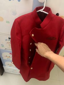 Red Ethnic Kurta for boys 10-12 years