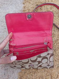 Coach Monogram Crossbody Bag