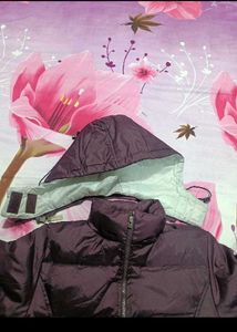 Purple Puffer long jacket