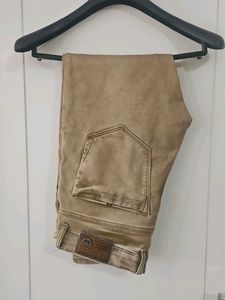 Slim Fit Jeans Camel Colour