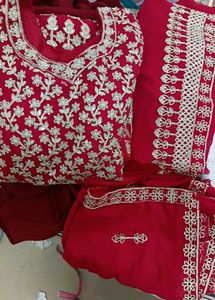 NEW Heavy Hot Pink Palazzo Set 40"