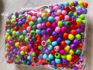 Multi ColourBeads Half Kg Material Acrylic