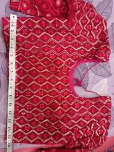 Elegant Pink Embroidered Ethnic Lehnga choli