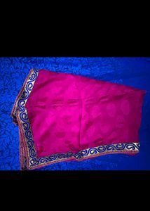 Blue 💙 Unstitched Lehenga Choli Dupatta