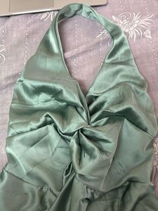 Satin Halter Neck Top