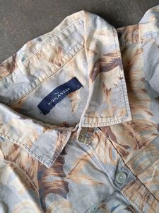 Men's Tropical Print Short Sleeve Shirt