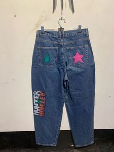 Anime Patch Denim Pants