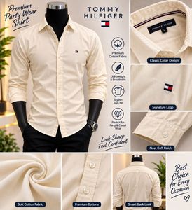 Tommy Hilfiger Premium Cotton Party Wear Shirt