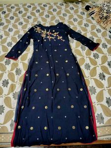 Stylish Navy Blue Kurta