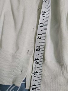 y2k Cream Knit Cardigan