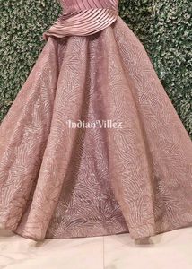 Pink Barbie Indo Western Designer Gown