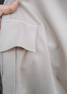 Beige Wide Leg Cargo trouser for women