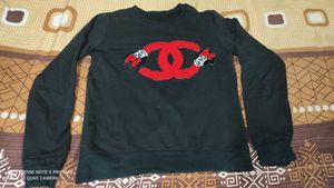 Black And Red Tag Mix up Sweatshirt❤