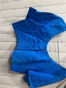 Cotton Blue Blouse