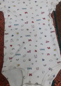 Carter's brand white onesie