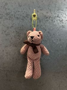 Cute Teddy Bear Keychain Charm