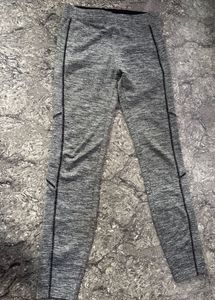 Grey Melange Athletic Leggings