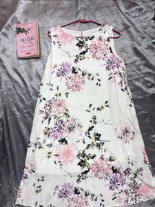 Floral Print A-Line Dress