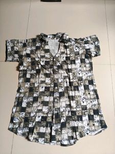Stylish Printed Short Sleeve Shirt