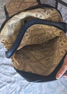 🎒 Chic Blue rFaux Leather Backpack