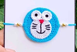 Crochet Lion Rakhi