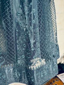 Stunning Grey Embroidered Lehenga Choli