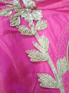 Elegant Pink Gota patti work Blouse