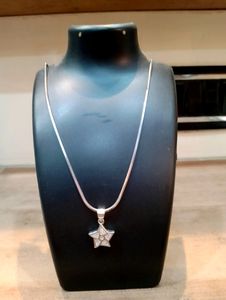 Star ⭐ Chain Pandent Pure Silver 925
