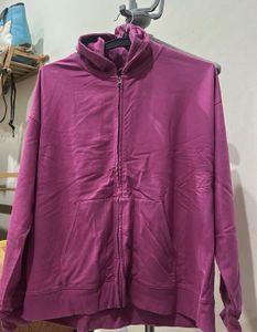 Purple Zip-Up Hoodie