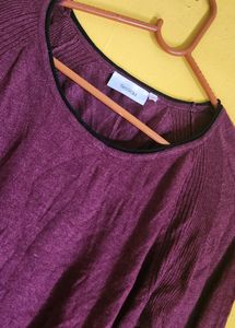 Maroon Full Sleeves Tshirt