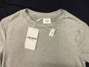 Savana Grey Crop T-shirt