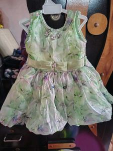Sparkling Floral Baby Dress