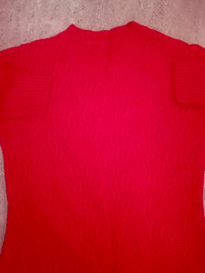 Red Knit Sweater