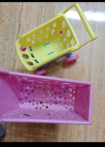 Dollhouse Shopping Cart &amp; Stand