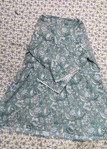 Beautiful Floral Print Kurta Set