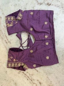 Purple Embroidered Lehenga Choli Set