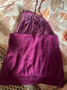 Y2K Fuchsia Halter Top