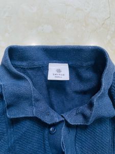 combo of 2 Snitch brand Men's Knit Polo Shirts nav