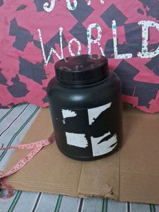Black Supplement Container
