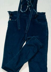 Women's Denim Dungaree Overalls