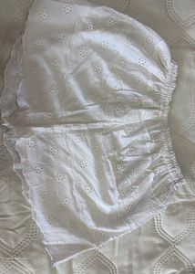White Eyelet Shorts