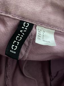 H&amp;M 💜Lilac Wide Leg Jean 💜|Ripped
