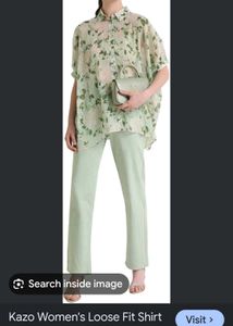 kazo Chic Floral Loose Fit Shirt