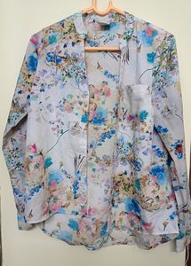 Full Sleeves Floral Print Shirt Veromoda