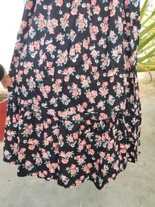 Black sleeveless summer dress