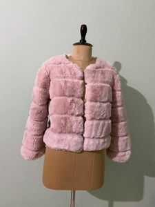 Pink Faux Fur Jacket